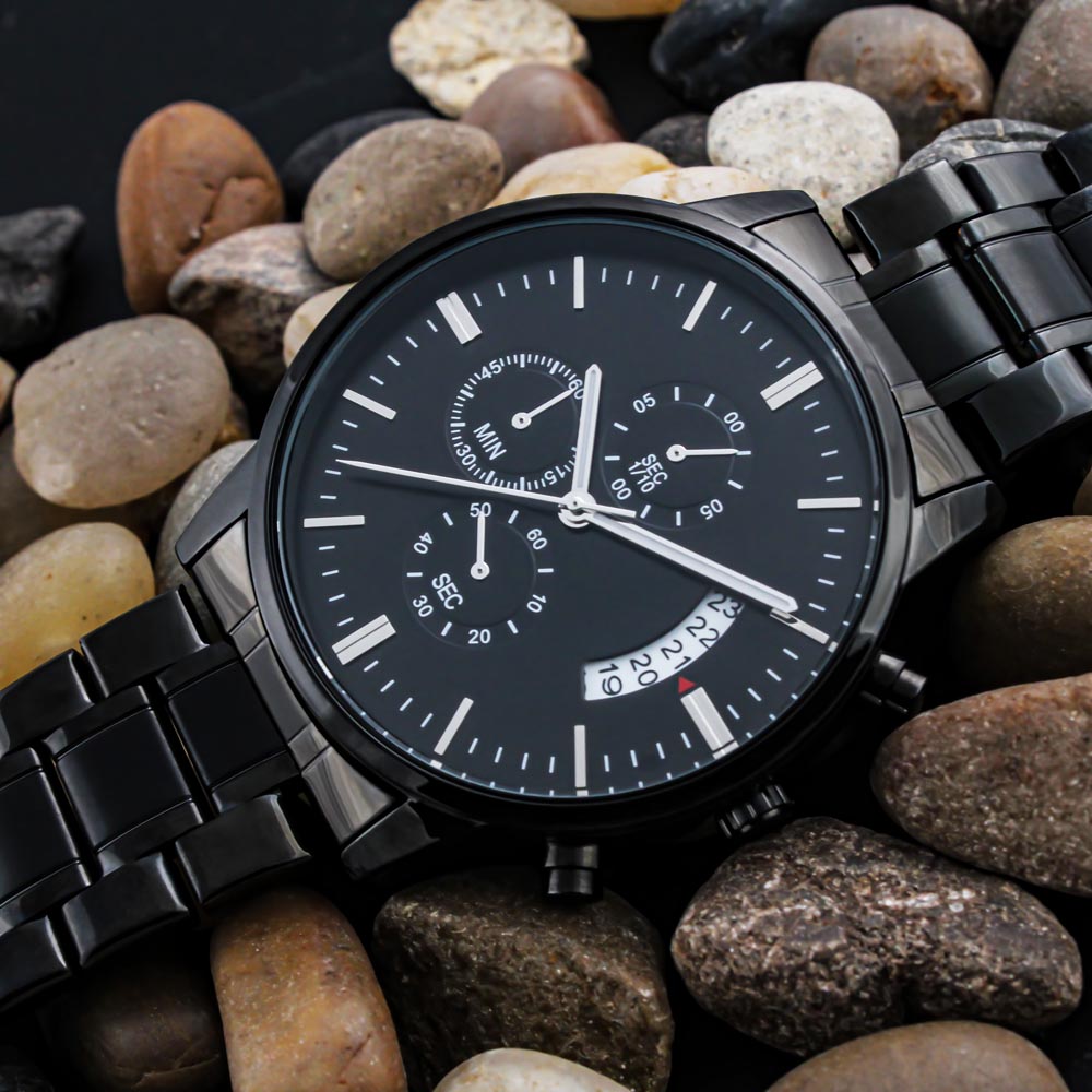 Elegant Customizable Chronograph Watch