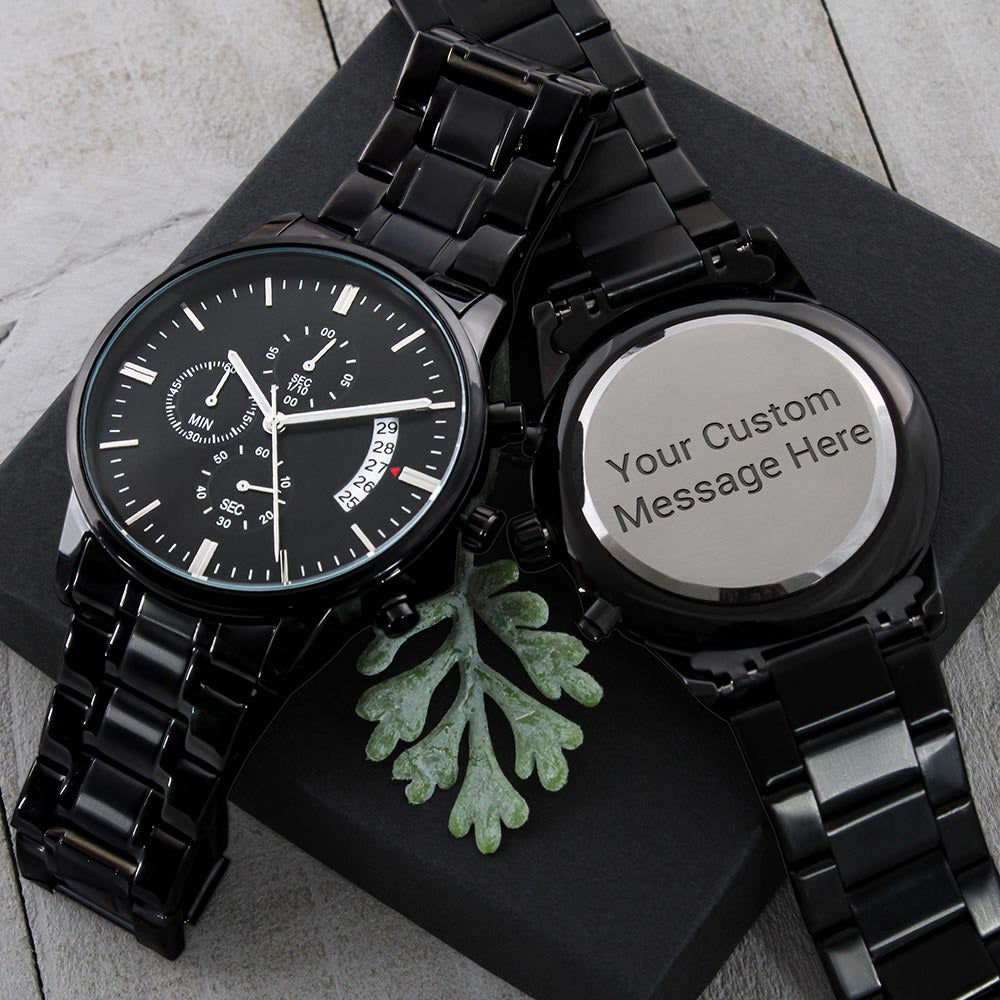 Elegant Customizable Chronograph Watch