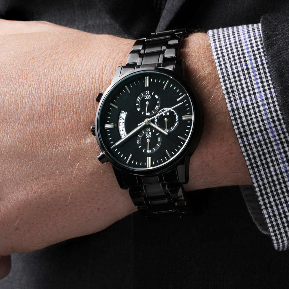 Elegant Customizable Chronograph Watch