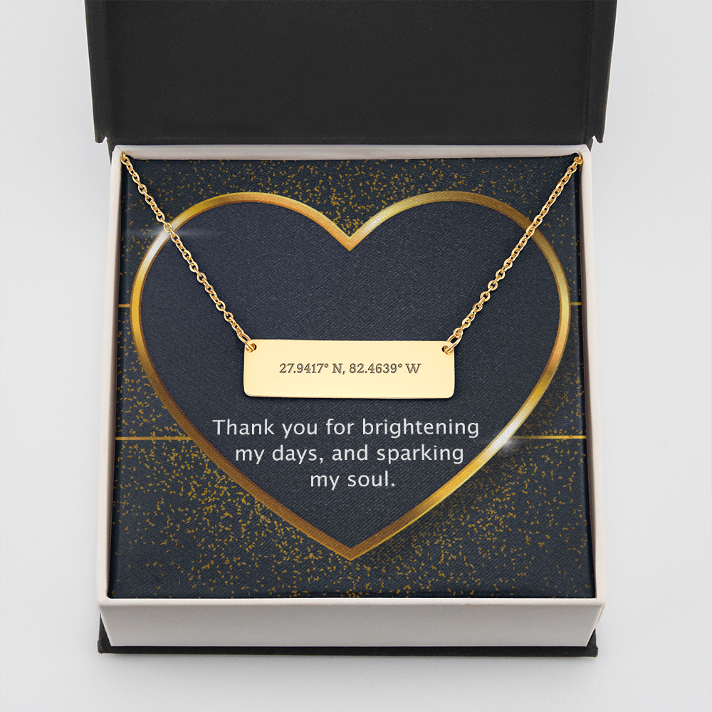 Sparked Hearts Coordinates Necklace