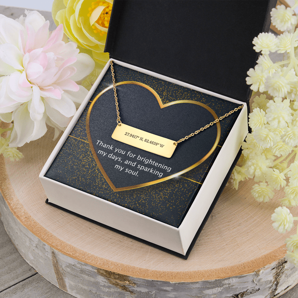 Sparked Hearts Coordinates Necklace