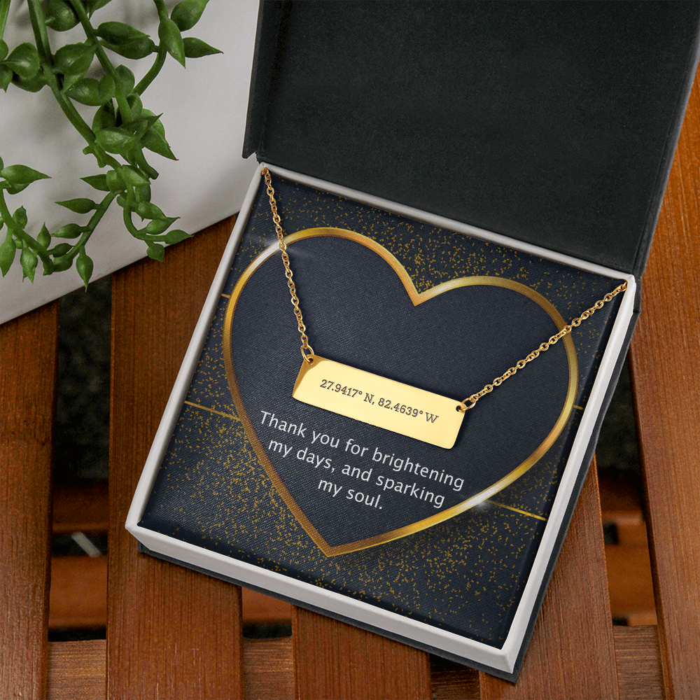 Sparked Hearts Coordinates Necklace