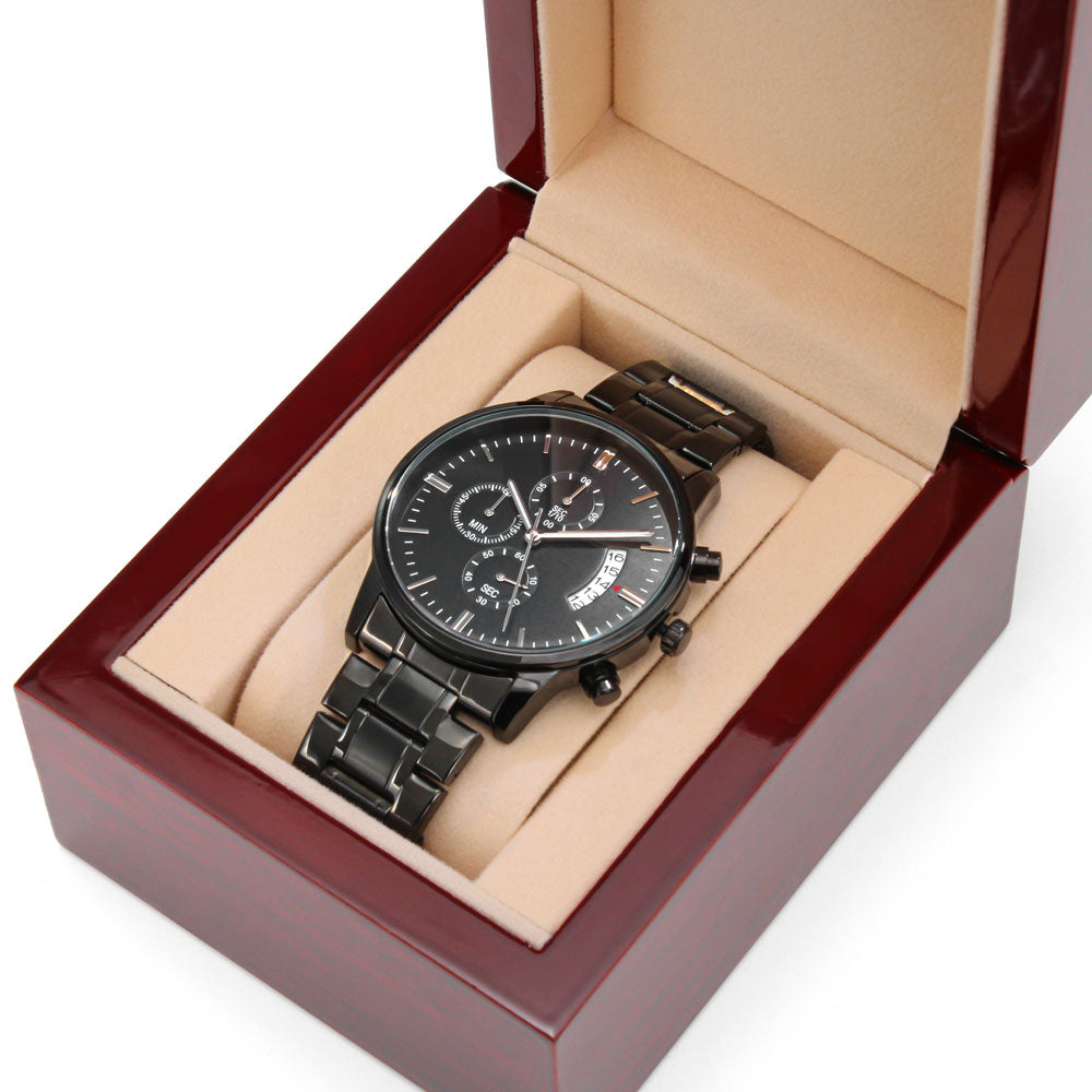 Elegant Customizable Chronograph Watch