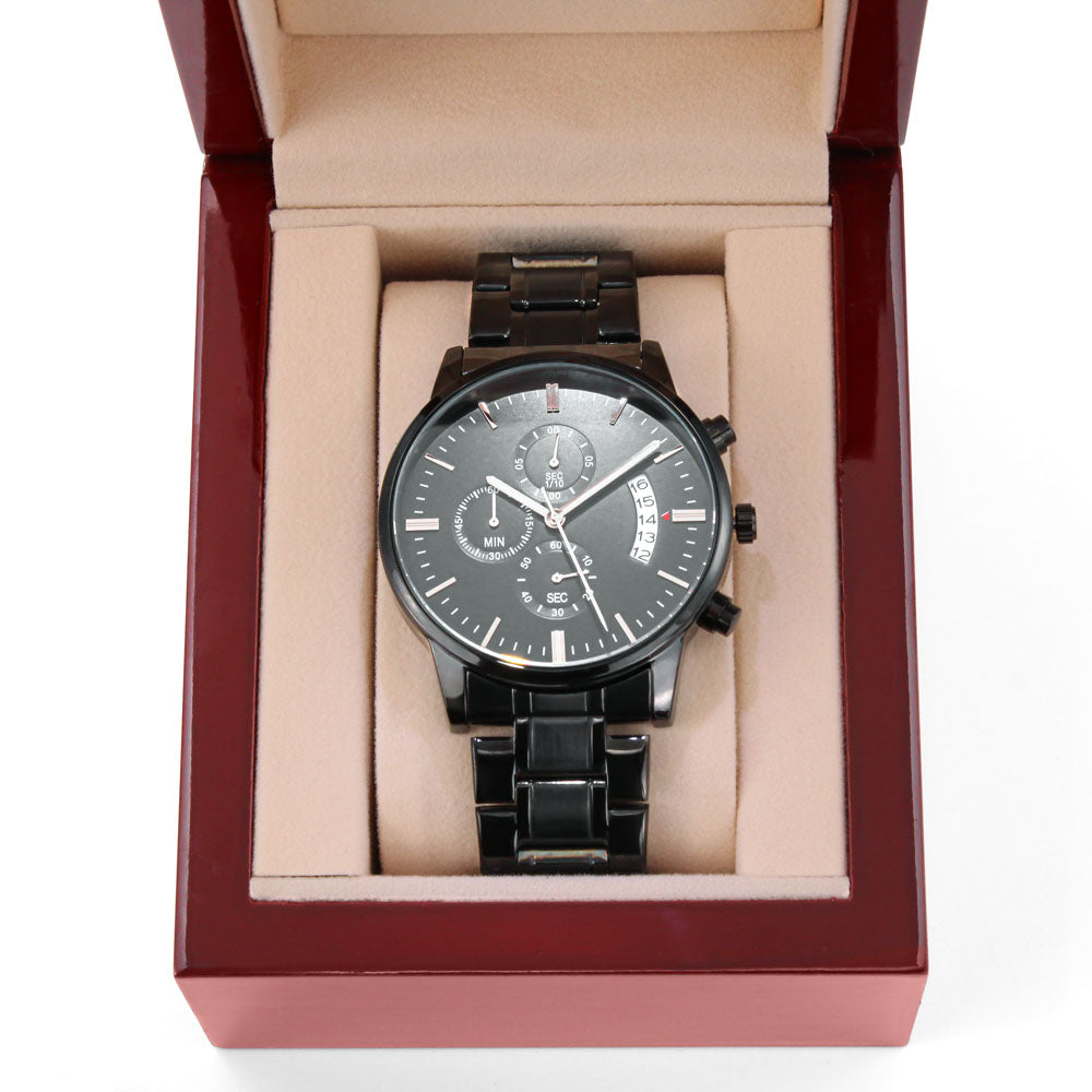 Elegant Customizable Chronograph Watch