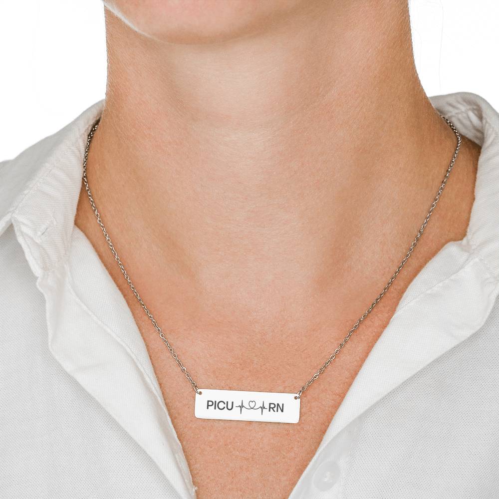 PICU RN Customizable Necklace